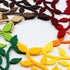 Summer-Ray 50pcs Mixed Colors 2mm Felt Vine Leaves Value Pack for DIY Craft...
