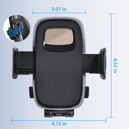 ELOHEI for Mazda CX5 Phone Holder with Custom Base, Car Phone Holder for 2017-2024 Mazda CX5 Accessories, Specifically Design Mazda CX5 Phone Moun...