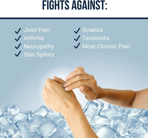 Dr Pat's Ultra Freeze Pain Relief Cream - Muscle RubGel for Arthritis, Neuropathy, Foot and Joint - Cooling Sports Massage for Back, Shoulder and ...
