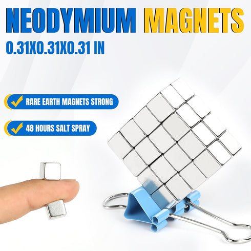 LOVIMAG Rare Earth Magnets, Small Magnets for Fridge, Whiteboard, Science, Crafts, DIY, Office and Locker Magnets-24pack...