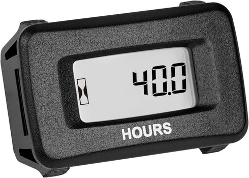 Runleader Digital Maintenance Hour Meter,AC/DC 5V to 277V for Garden Tractor Generator Scooter Club Car Forklift Leaf Trimmer etc.(1)...