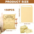 150 Pcs Seed Envelopes, Resealable Seed Packets Envelope Self Adhesive Sealing Seed Saving Envelopes Small Brown Paper Seed Storage Envelopes 3.1x...