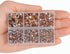 4000Pcs Mixed Size Hot Fix Round Crystals Gems Glass Stones Hotfix Flat Back Rhinestones (Champagne)...