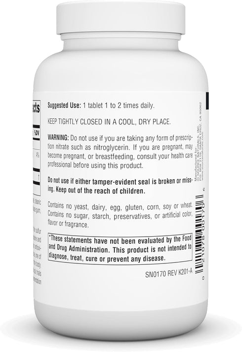 Source Naturals N-Acetyl Cysteine Antioxidant Support, Dietary Supplement That Supports Respiratory Health* - 1000 mg -120 Tablets...