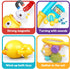 Baby Bath Toys for Kids Ages 1-3, Magnetic Fishing Games with Floating Bathtub Wind-Up Toys & Fishing Net, Fishing Rod Water Pool Toys for Toddler...