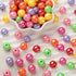 12mm Acrylic Beads Rainbow Colors Beads Ab Color Beads Round Bubble Beads for DIY Craft Jewelry Necklace Making (ab-Rainbow)...