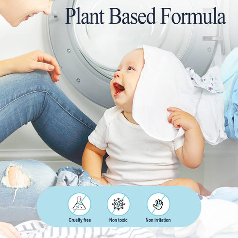 Laundry Detergent Sheets, Plant Fomula, Fresh Scent, laundry detergent pods (1Pack)...