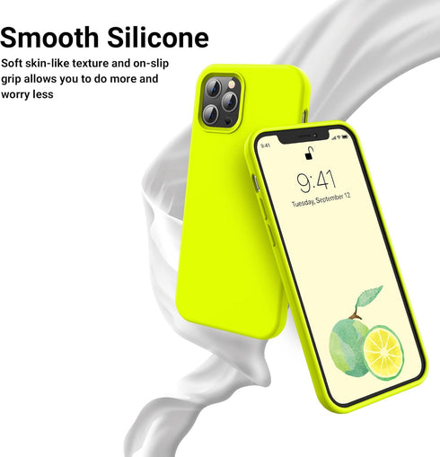 OTOFLY for iPhone 12 Pro Max Case, Military-Grade Protection, Shockproof Silicone, Anti-Fingerprint & Anti-Slip, Phone Case for iPhone 12 Pro Max,...
