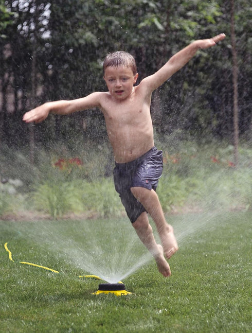 Dramm 15025 ColorStorm 9-Pattern Turret Sprinkler with Heavy-Duty Metal Base, Blue...