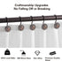 Bronze Shower Curtain Hooks, Decorative Shower Curtain Rings for Bathroom, Rust Proof Shower Hooks for Shower Curtain Liner, 12Pcs...