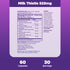 Natrol Milk Thistle 525 mg per serving, Dietary Supplement for Digestive Health, Milk Thistle Supplement, 60 Capsules, 30 Day Supply...