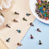 PH PandaHall 70pcs Plastic Safety Eyes 10mm Craft Eyes Amigurumi Cat Eyes with 70pcs Washers for Puppet, Plush Animal, Stuffed Animals, Teddy Pupp...