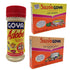 Chefs Secret Ingredient Goya All Purpose Seasoning Bundle with Goya Adobo with Pepper 8 Oz, Sazon Goya Con Culantro Y Achiote 1.41 Oz, and Sazon G...