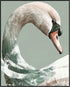 Posterizer 1 pcs-graceful beautiful white swan art work 1-Art for Animal Lovers Gift for Men Women Entrepreneur Teens Chic Home Decor- unframed w...