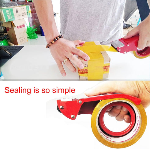 Handheld Packing Tape Dispenser,2 Inch Metal Tape Gun Dispenser for Packing and Sealing in Warehouse Workshop...