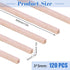 280 Pieces Balsa Wood Sticks 1/8 x 1/8 x 12 Inch Hardwood Square Dowels Balsa Wood Strips Square Wooden Dowel Rods Unfinished Wood Sticks for Craf...