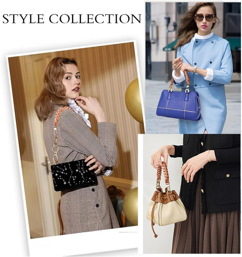 Genuine Leather Braided Handle compatible with Neonoe Strap for Metis Noe BB NM Beaubourg Hobo...
