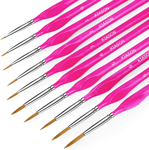 10PC Miniature Paint Brush for Fine Detailing, Mini Small Painting Brushes Set for Art, Crafts, Acrylic, Watercolor, Oil, Model, Face, Warhammer 4...