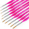 10PC Miniature Paint Brush for Fine Detailing, Mini Small Painting Brushes Set for Art, Crafts, Acrylic, Watercolor, Oil, Model, Face, Warhammer 4...