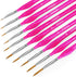 10PC Miniature Paint Brush for Fine Detailing, Mini Small Painting Brushes Set for Art, Crafts, Acrylic, Watercolor, Oil, Model, Face, Warhammer 4...