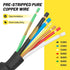 Oyviny Replacement USCAR 7 Pin Trailer Connector Wiring Harness OEM Style for Ford/GM/Chevy/Dodge Ram F150 Trailer Plug Socket Pigtail 12-16 AWG P...