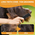 2 Pcs Razor Comb for Dogs Cats with 20 Pcs Extra Blades Pet Razor Comb 2 in 1 Trimming&Grooming, Dog Cat Brush that Cuts Hair, Hair Cutter Comb fo...