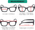 Eyekepper Ladies Reading Glasses - Oversized Square Design Readers for Women Black...
