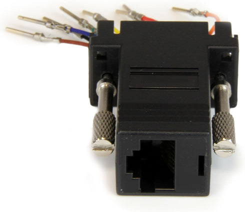 StarTech.com DB9 to RJ45 Modular Adapter - M/F - Serial adapter - DB-9 (M) to RJ-45 (F) - GC98MF,Gray...