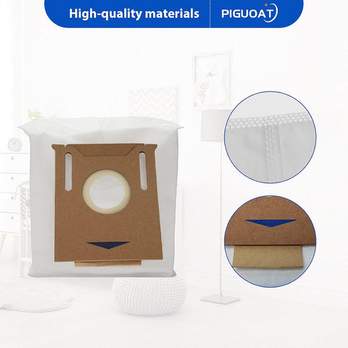 10 Pack T8 Bags Fit for Ecovacs DEEBOT OZMO T8 AIVI T8 Max and T8 Series/N8 Pro Plus/ N8 Pro/N10 Plus Robot Vacuum, Fit for Yeedi Vacuum...