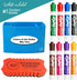 Whiteboard Markers, 8 Chisel Tip Dry Erase Markers, Magnetic Marker Holder & Eraser, Quick-Drying Ink, Low Odor, Non-Toxic, Ideal for Classroom, H...