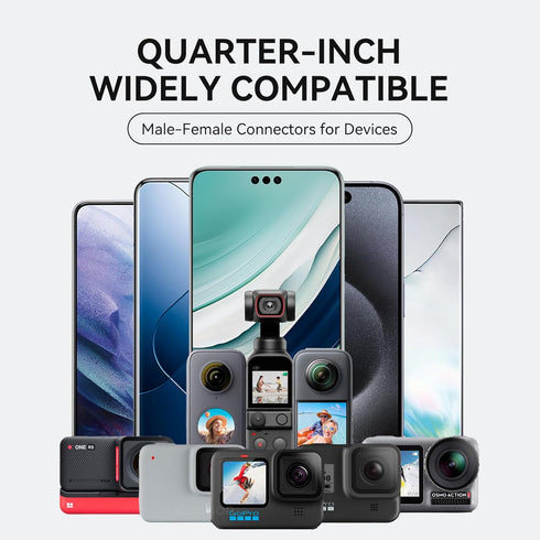 Magnetic Flexible Phone Mount Clamp Tripod Stand Stick Pole for Phones, Stroller Treadmill Tube Bike Motorcycle Phone Holder Attach Stand Accessor...