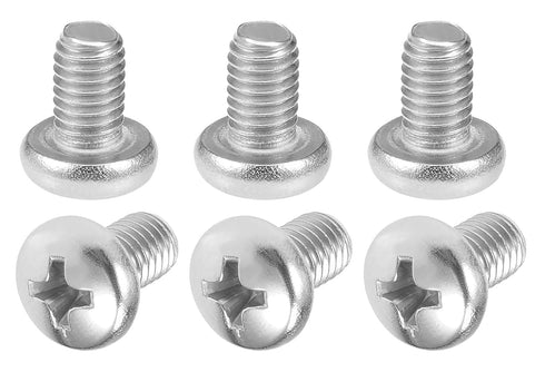M5x8mm Machine Screws, Pan Phillips Cross Head Screw, Nickel Plated Carbon Steel Fasteners Bolts, 200Pcs...