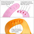 2-Pack Waterproof Silicone Baby Bib Lightweight Comfortable Easy-Wipe Clean (Purple/Light Pink, Large)...