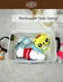 HUNRUNG Rectangle Storage Basket Cute Canvas Organizer Bin for Pet/Children Toys, Books, Clothes Perfect for Rooms/Playroom(Elephant)...