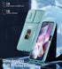 for Motorola Moto G Power 5G 2024 Case with Tempered Glass Screen Protector and Camera Lens Cover,Rotated Ring Stable Kickstand,Heavy Duty Shockpr...