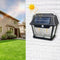 LED Dual Core Outdoor Lighting Solar Warm Light Wall Lamp? Wireless Dusk to Dawn Motion Sensor LED Sconce Lights IP65 Waterproof....