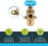 SharkBite 3/4 Inch x 3/4 Inch MHT Garden Valve, Multi Turn, Push to Connect Brass Plumbing Fitting, PEX Pipe, Copper, CPVC, PE-RT, HDPE, 24623LF...
