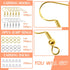 TOAOB 925 Sterling Silver Earring Hooks 600pcs Ear Wires Fish Hooks Hypoallergenic Earring Making Kit Supplies with Jump Rings and Earring Backs f...
