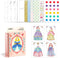 MiDeer Fashion Design Sketchbook with Watercolor Painting, Princess Dress-up Activity Book with Stencils and Stickers, Fashion Designer Kits for K...
