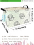 LANGYASHAN Rectangular Storage Bin Collapse Canvas Fabric Cartoon Storage Basket with Handles for Organizing Home Kitchen Boys and Girls Toys Offi...
