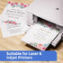 25 Sheets White Cardstock 8.5 x 11 Cardstock Paper, Thick Cardstock 92lb/250gsm Card Stock Printer Paper, Card Stock Printer Paper for Card Making...