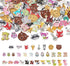 160Pcs Animal Theme Wood Buttons 2 Hole Cartoon Animal Wood Buttons Cute Decorative Wooden Buttons for DIY Clothes Sewing Scrapbooking Decor Craft...