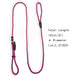 Multifunctional Figure 8 Padded Head Halter Walking Training Leather Stopper Slip Lead Dog Rope Leash (Hot Pink)...