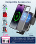 SUPERONE Designed for Tesla Wireless Car Charger Mount Compatible with Model 3 & Model Y, 15W Qi Fast Charging Auto-Clamping Car Mount for iPhone ...