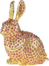 Cute Rabbit Jewelry Trinket Box with Hinged Animal Ornaments Gift for Home Decor...
