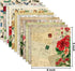 24 Sheets Floral Pattern Paper, Floral Patterned Cardstock Paper 6" x 6" Scrapbooking Supplies Paper Decorative Craft Paper for DIY Card Making Ph...
