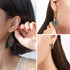 45 Pairs Bohemian Vintage Drop Dangle Earrings Set for Women, Fashion Boho Earrings National Style Tassel Eardrop Hollow Bronze Waterdrop Leaf Jew...