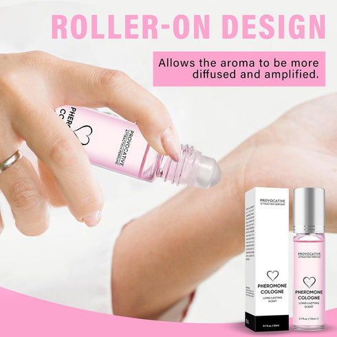 Pheromones Perfumes for Women, Unique Scent With Pure Pheromones to Attract Men, Roller Ball Design, Portable and Long Lasting, 20 ml, Clear...