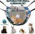 Cat Cage Hammock, Double Layer Soft Plush Hanging Pet bed, Suitable for Indoor Cats Kitten Ferret Hamster Rabbit or Small Animals, 2 Level Comfort...