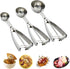 Cookie Scoop Set - #60/1 Tbsp, #40/2 Tbsp, #20/ 3Tbsp - 3 PCS Cookie Scoops for Baking Set of 3 - Cookie Dough Scoop - Made of 18/8 Stainless Stee...